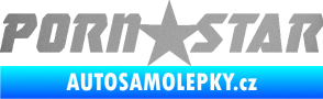 Samolepka Porn star  stříbrná metalíza