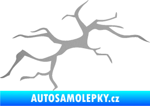 Samolepka Prasklina 001 stříbrná metalíza