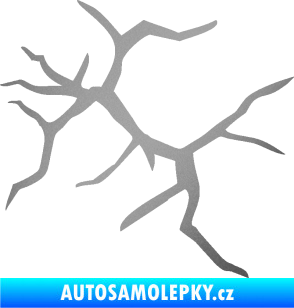 Samolepka Prasklina 007 stříbrná metalíza