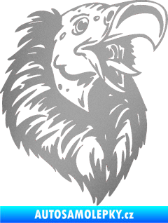 Samolepka Predators 009 pravá sup stříbrná metalíza