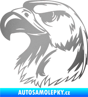 Samolepka Predators 014 levá stříbrná metalíza