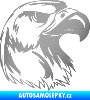 Samolepka Predators 014 pravá stříbrná metalíza