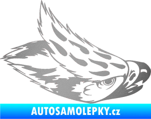 Samolepka Predators 022 pravá stříbrná metalíza
