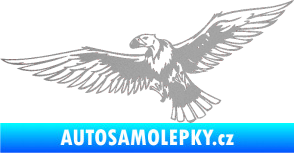 Samolepka Predators 028 levá sup stříbrná metalíza