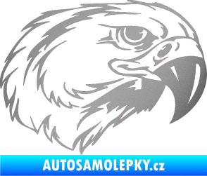 Samolepka Predators 031 pravá stříbrná metalíza