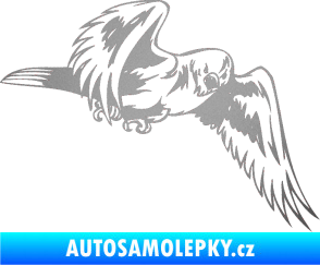 Samolepka Predators 036 pravá stříbrná metalíza