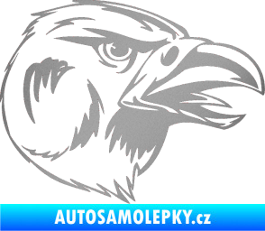 Samolepka Predators 037 pravá stříbrná metalíza
