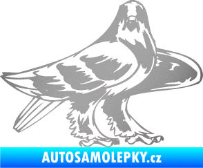 Samolepka Predators 047 pravá stříbrná metalíza