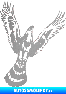 Samolepka Predators 078 pravá stříbrná metalíza