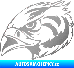 Samolepka Predators 084 levá stříbrná metalíza