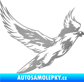 Samolepka Predators 088 pravá stříbrná metalíza