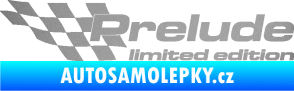 Samolepka Prelude limited edition levá stříbrná metalíza