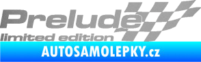 Samolepka Prelude limited edition pravá stříbrná metalíza