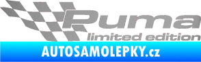 Samolepka Puma limited edition levá stříbrná metalíza