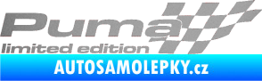 Samolepka Puma limited edition pravá stříbrná metalíza