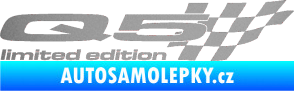 Samolepka Q5 limited edition pravá stříbrná metalíza
