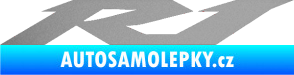 Samolepka R1 001 stříbrná metalíza