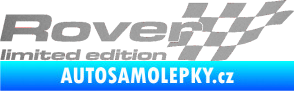 Samolepka Rover limited edition pravá stříbrná metalíza