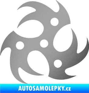 Samolepka Samolepka na víčko od nádrže 005 stříbrná metalíza
