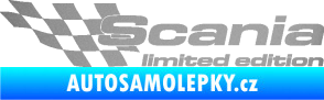 Samolepka Scania limited edition levá stříbrná metalíza