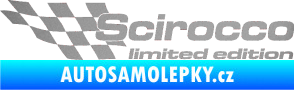 Samolepka Scirocco limited edition levá stříbrná metalíza