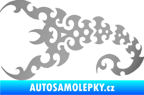Samolepka Štír 015 levá stříbrná metalíza