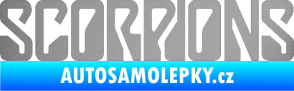 Samolepka Scorpions stříbrná metalíza