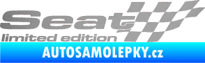 Samolepka Seat limited edition pravá stříbrná metalíza