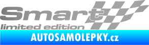 Samolepka Smart limited edition pravá stříbrná metalíza