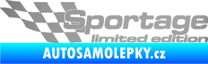Samolepka Sportage limited edition levá stříbrná metalíza