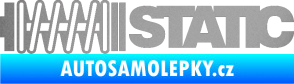 Samolepka Static 001 stříbrná metalíza