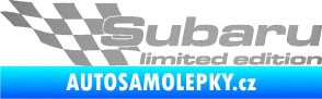 Samolepka Subaru limited edition levá stříbrná metalíza