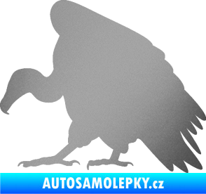 Samolepka Sup 001 levá stříbrná metalíza