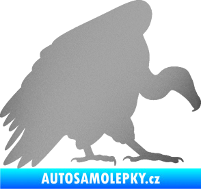 Samolepka Sup 001 pravá stříbrná metalíza