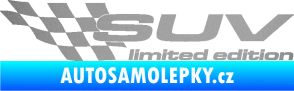 Samolepka SUV limited edition levá stříbrná metalíza