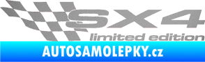 Samolepka SX4 limited edition levá stříbrná metalíza