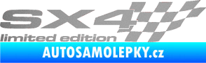Samolepka SX4 limited edition pravá stříbrná metalíza