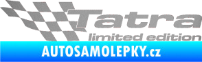 Samolepka Tatra limited edition levá stříbrná metalíza