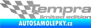 Samolepka Tempra limited edition levá stříbrná metalíza