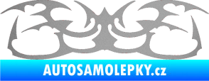 Samolepka Tetování 044 stříbrná metalíza