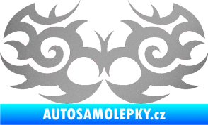Samolepka Tetování 056 stříbrná metalíza