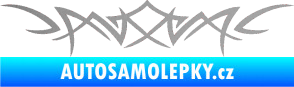 Samolepka Tetování 068 stříbrná metalíza