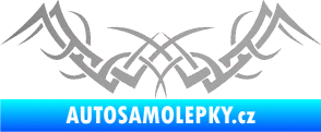Samolepka Tetování 087 stříbrná metalíza