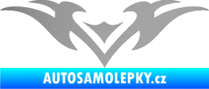 Samolepka Tetování 136 stříbrná metalíza