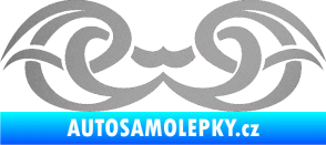 Samolepka Tetování 137 stříbrná metalíza