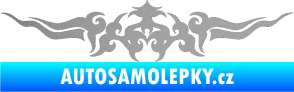 Samolepka Tetování 142 stříbrná metalíza