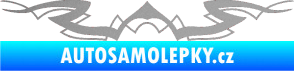 Samolepka Tetování 145 stříbrná metalíza