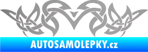 Samolepka Tetování 152 stříbrná metalíza