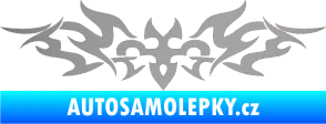 Samolepka Tetování 184 stříbrná metalíza