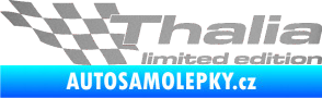 Samolepka Thalia limited edition levá stříbrná metalíza